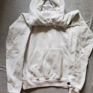 White Champion Hoodie